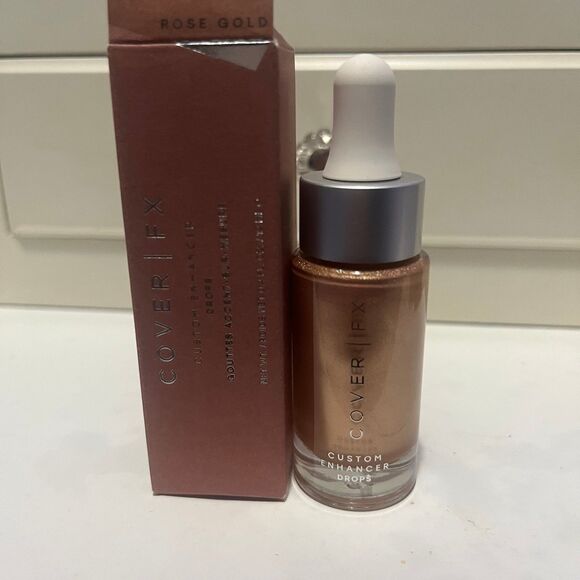 Cover FX Custom Enhancer Drops in Rose Gold NWB - Picture 3 of 12